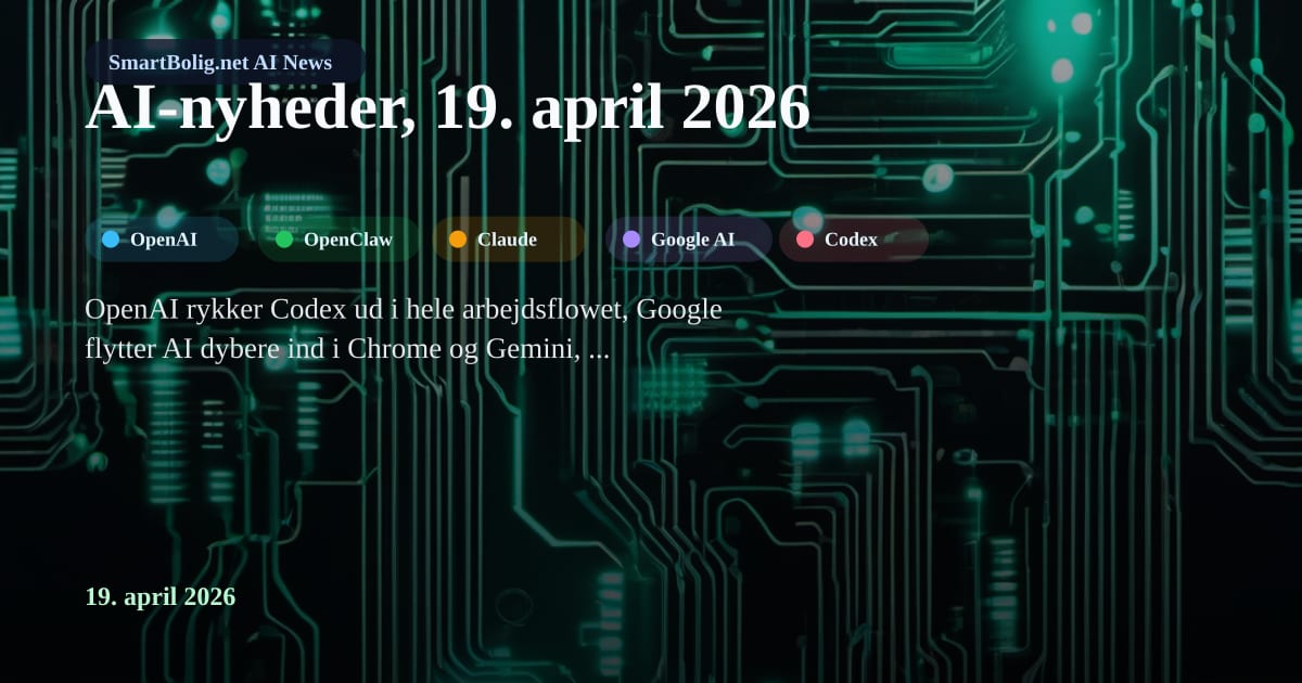 Redaktionelt AI-nyhedsbillede om OpenAI, OpenClaw, Claude Code, Gemini CLI, OpenAI Codex, Google Search/Chrome, Google Gemini, Google Chrome