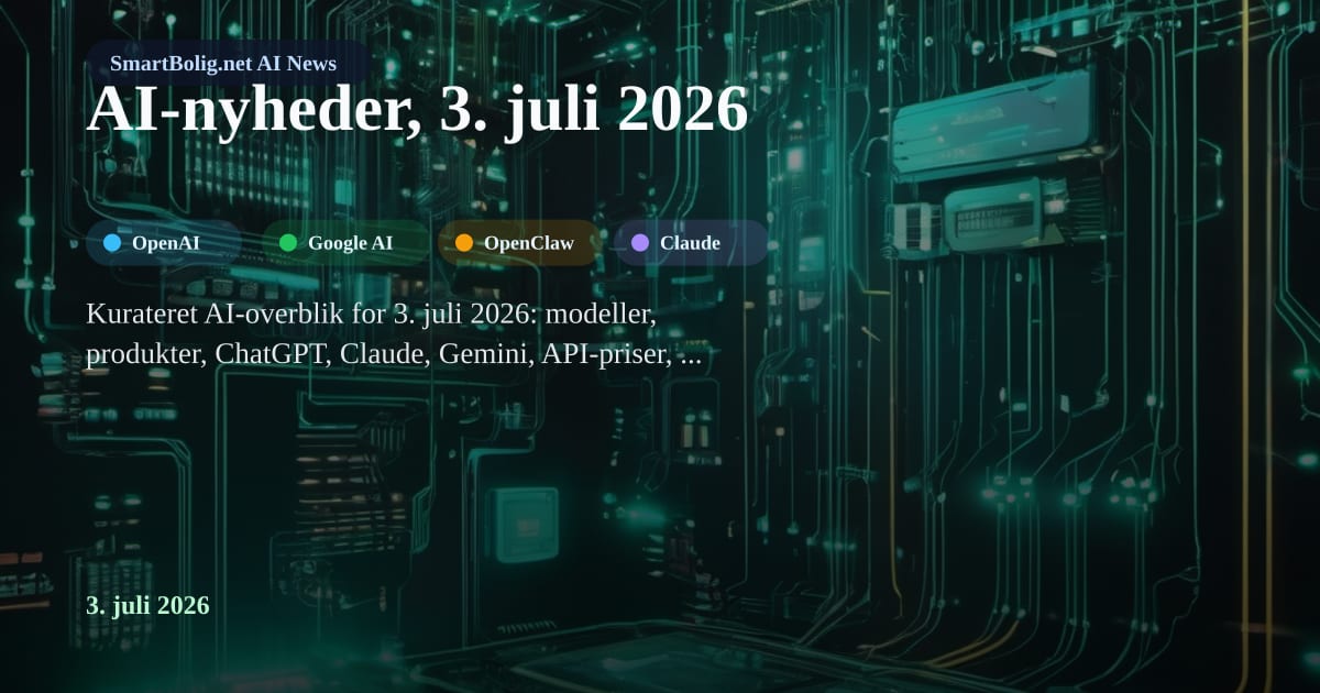 Redaktionelt AI-nyhedsbillede om OpenAI, Google AI, OpenClaw, Claude Code, Gemini CLI