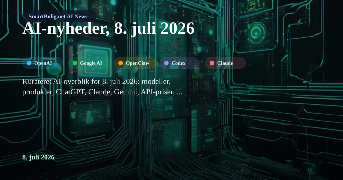 Redaktionelt AI-nyhedsbillede om OpenAI, Google AI, OpenClaw, OpenAI Codex, Claude Code