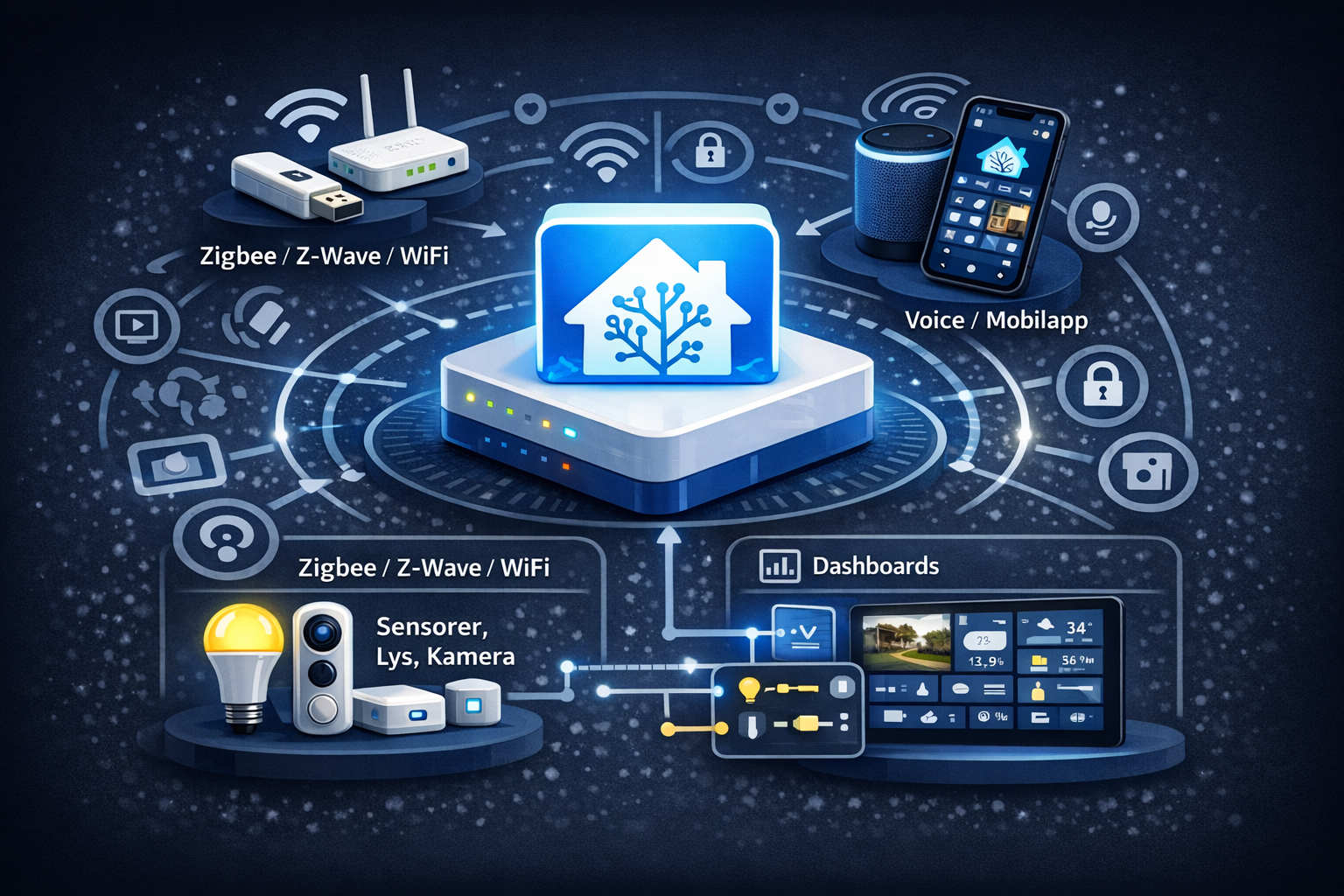 Home Assistant oversigt